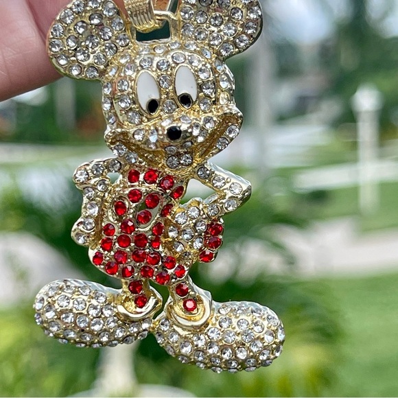 14K Gold Plated Minnie Pendant - Picture 13 of 14
